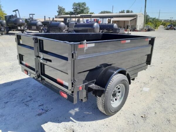 5x8 Hydraulic Dump Trailer 24" Sides 5,200lb Axle with Brake - Image 8