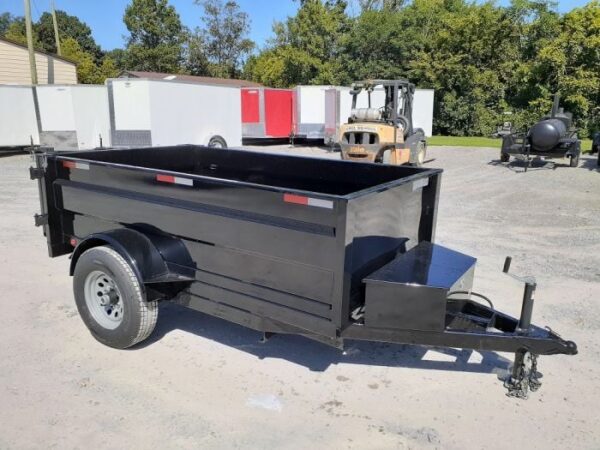 5x8 Hydraulic Dump Trailer 24" Sides 5,200lb Axle with Brake - Image 9