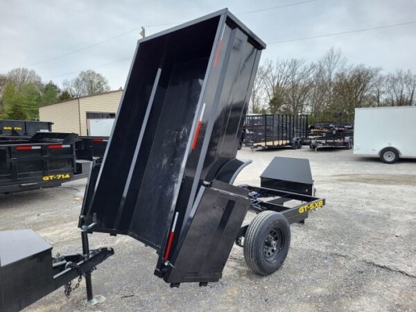 5x8 Hydraulic Dump Trailer 24" Sides 5,200lb Axle with Brake - Image 17