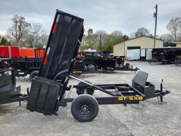 5x8 Hydraulic Dump Trailer 24" Sides 5,200lb Axle with Brake - Image 18