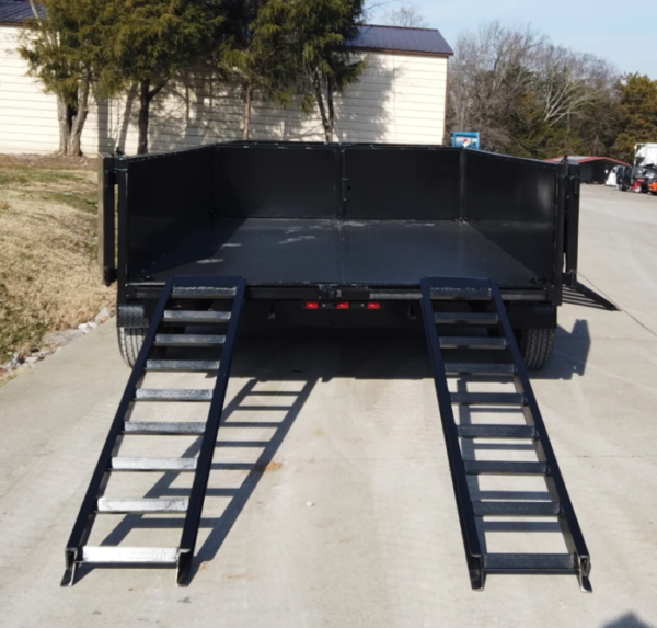 7x20 Hybrid Utility Dump Trailer 2ft Sides with Box (2) 7K Axles - Image 26