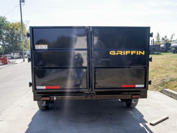 7x14 Telescopic Dump Trailer with 4ft Sides (2) 7K Axles - Image 5