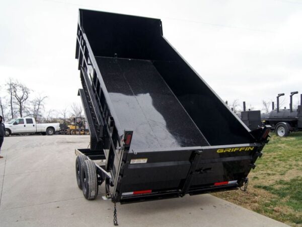 7x16 Telescopic Dump Trailer with 3ft Sides (2) 7K Axles - Image 25