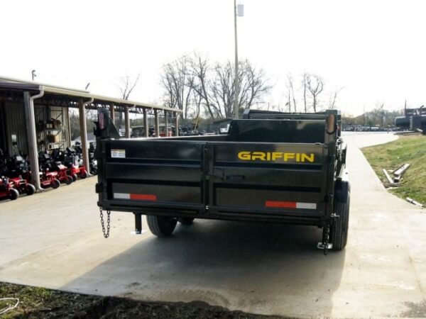 7x16 Gooseneck Telescopic Dump Trailer with 2ft Sides (2) 7K Axles - Image 6