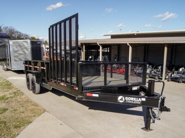 7x20 Hybrid Utility Dump Trailer 2ft Sides with Box (2) 7K Axles - Image 11
