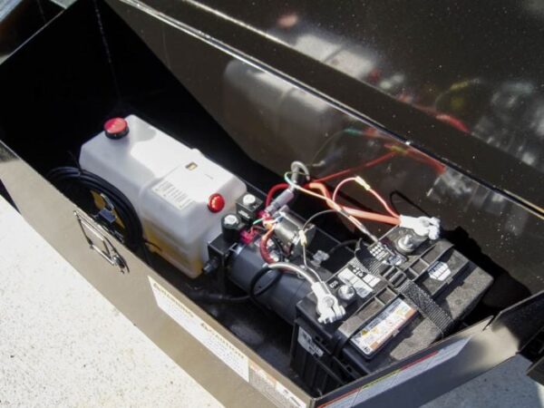 7x20 Hybrid Utility Dump Trailer 2ft Sides with Box (2) 7K Axles - Image 13