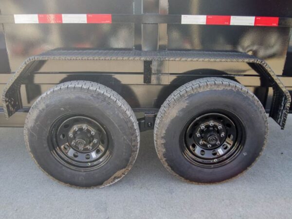 7x20 Hybrid Utility Dump Trailer 2ft Sides with Box (2) 7K Axles - Image 19