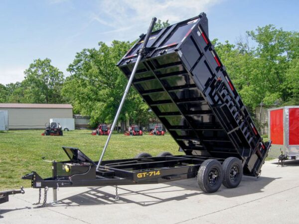 7x14 Telescopic Dump Trailer with 3ft Sides (2) 7K Axles - Image 15