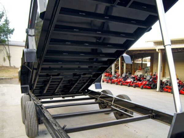 7x16 Gorilla Telescopic IBeam Dump Trailer with 3ft Sides (2) 7K Axles - Image 16