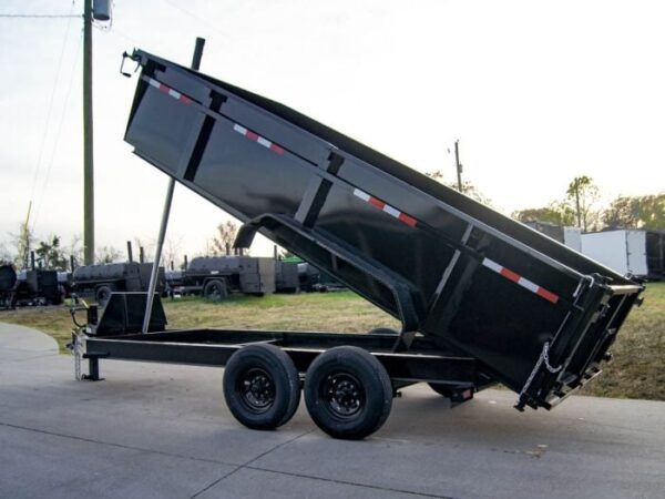 7x16 Gorilla Telescopic IBeam Dump Trailer with 3ft Sides (2) 7K Axles - Image 18