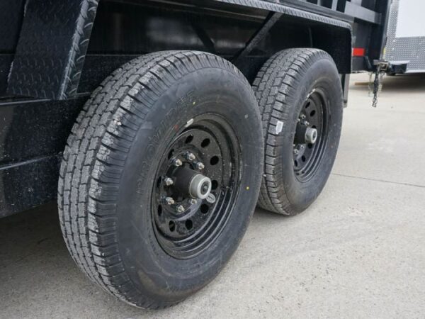 Hydraulic 7'x16' 2ft Side Gooseneck Dump Trailer (2) 7K Axles - Image 15