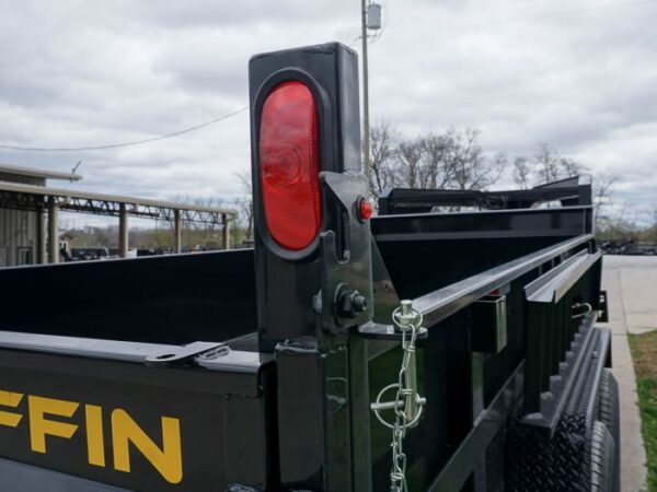 Hydraulic 7'x16' 2ft Side Gooseneck Dump Trailer (2) 7K Axles - Image 18