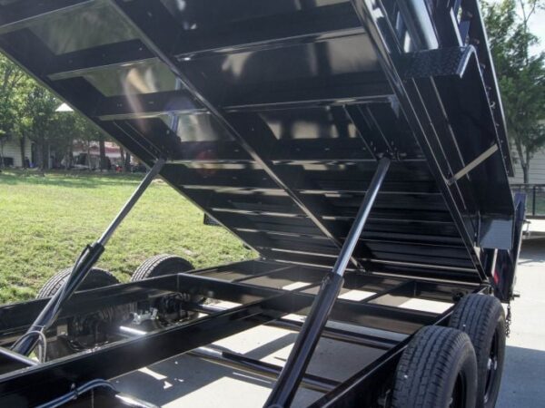 7x16 Hydraulic Dump Trailer with 2ft Sides (2) 7K Axles - Image 4