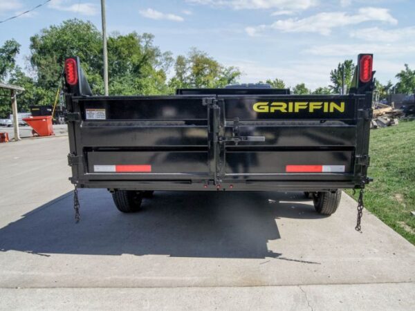 7x16 Hydraulic Dump Trailer with 2ft Sides (2) 7K Axles - Image 8