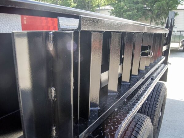 7x16 Hydraulic Dump Trailer with 2ft Sides (2) 7K Axles - Image 13