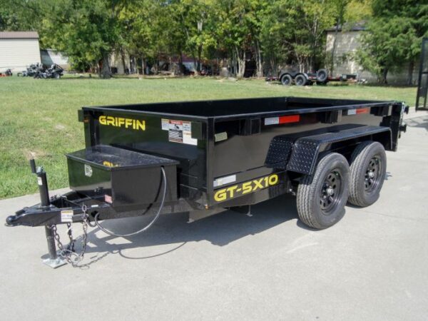 5x10 Hydraulic Dump Trailer with 16" Sides (2) 3500lb Axles - Image 4