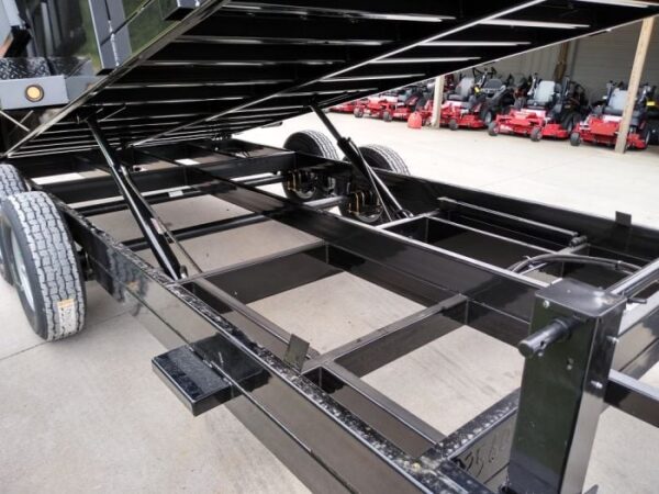 Gooseneck Dump Trailer 7' X 16' Hydraulic 3 ft Sides Mulch - Image 24