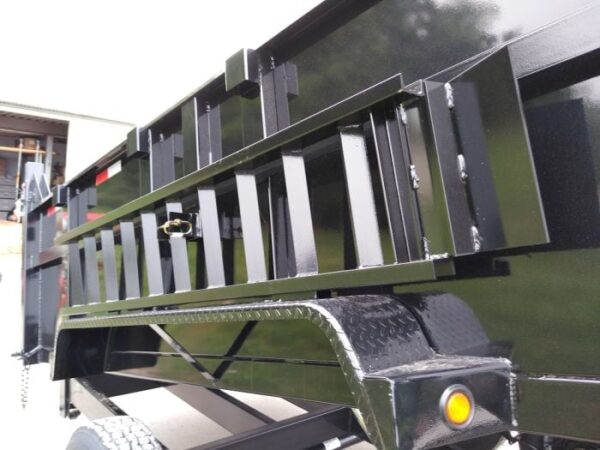 Gooseneck Dump Trailer 7' X 16' Hydraulic 3 ft Sides Mulch - Image 19