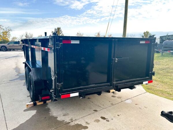 7x16 Gorilla Telescopic IBeam Dump Trailer with 3ft Sides (2) 7K Axles - Image 4