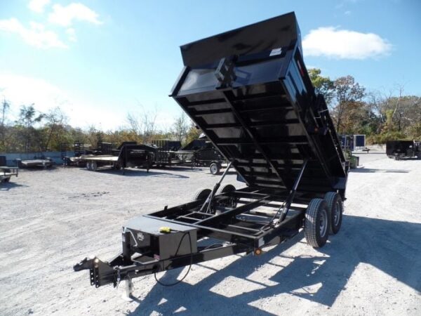 7x12 Hydraulic Dump Trailer with 2ft Sides (2) 6K Axles - Image 9