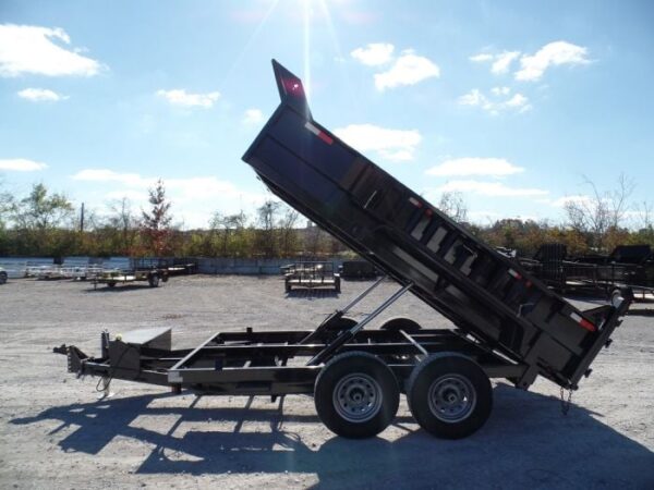 7x12 Hydraulic Dump Trailer with 2ft Sides (2) 6K Axles - Image 3