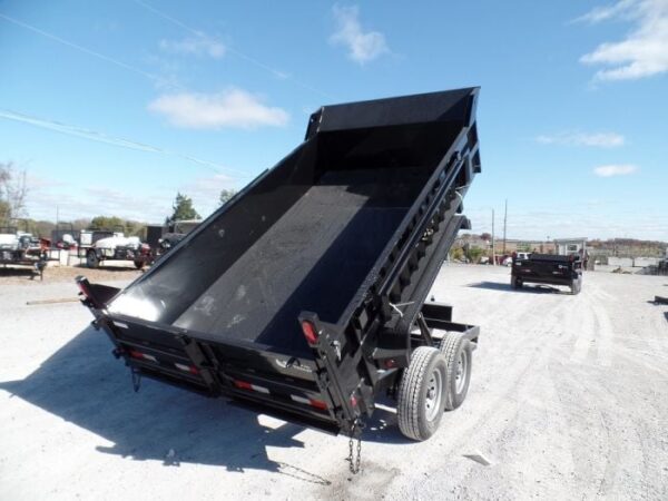 7x12 Hydraulic Dump Trailer with 2ft Sides (2) 6K Axles - Image 4