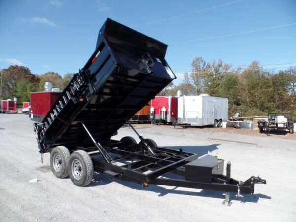 7x12 Hydraulic Dump Trailer with 2ft Sides (2) 6K Axles - Image 2