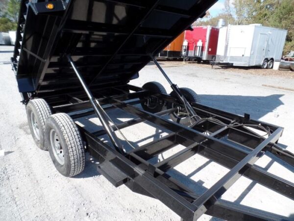 7x12 Hydraulic Dump Trailer with 2ft Sides (2) 6K Axles - Image 6