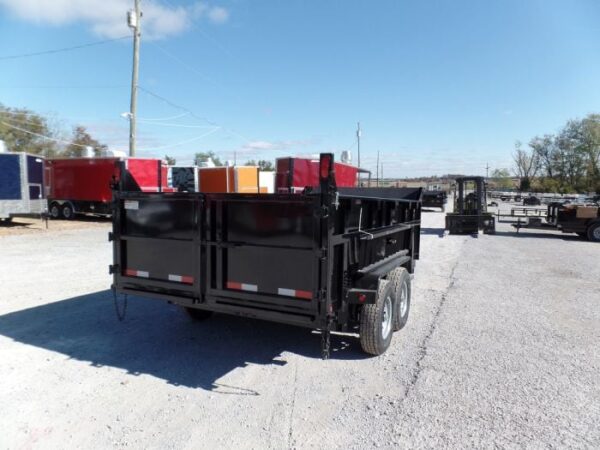 Hydraulic Dump Trailer 7x14 Landscape Equipment 3ft Sides - Image 24