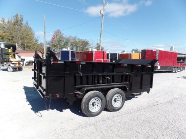 Hydraulic Dump Trailer 7x14 Landscape Equipment 3ft Sides - Image 14