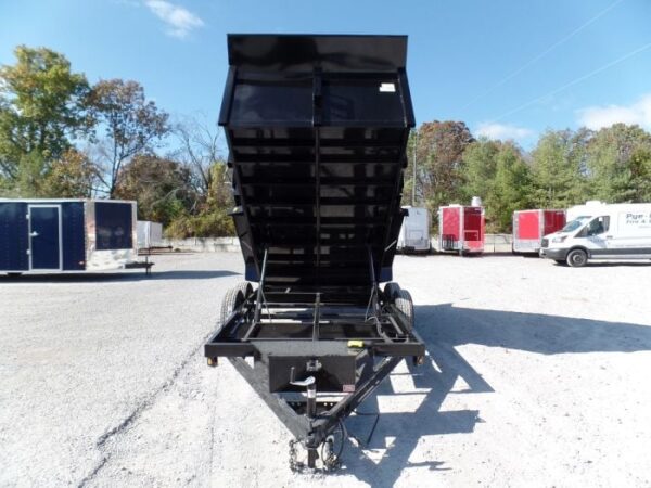 Hydraulic Dump Trailer 7x14 Landscape Equipment 3ft Sides - Image 5