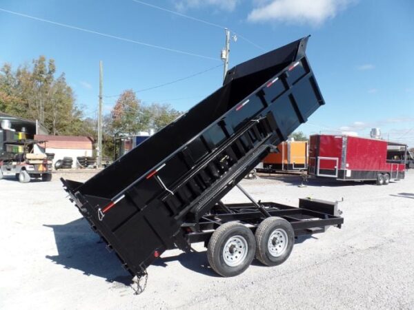 Hydraulic Dump Trailer 7x14 Landscape Equipment 3ft Sides - Image 18