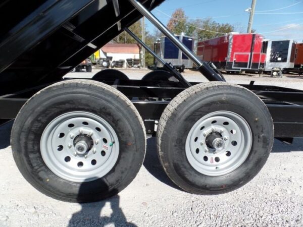Hydraulic Dump Trailer 7x14 Landscape Equipment 3ft Sides - Image 11